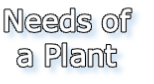 Needs of
a Plant